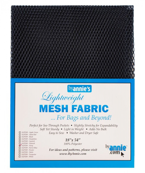 Netzstoff/ Lightweight Mesh Fabric by Annie's navy